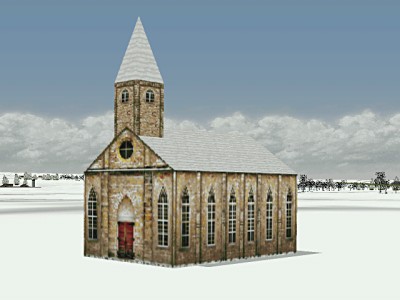 Winter church for European Air War