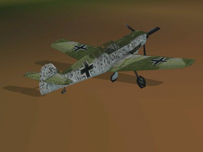 Ground object aircraft 109 E4 for European Air War
