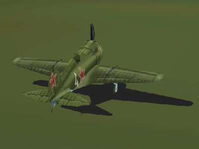 Ground object aircraft I-16 for European Air War